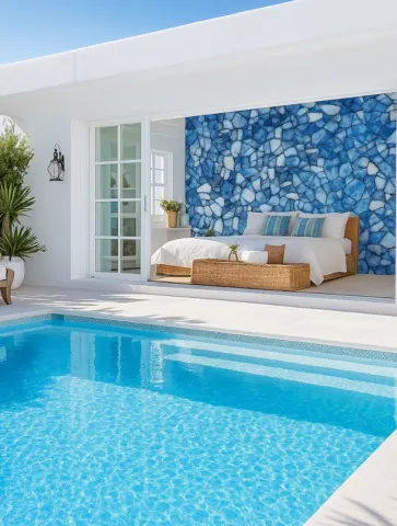 Marble for pool